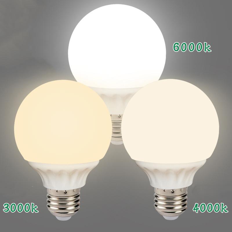 Led Bulb G60 G80 G95 E27 Screw Led Bulb High Brightness 5W 7W 12W Global Light 85-265V Ball Light For Chandelier Pendant Lamp