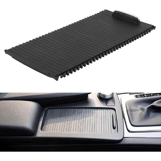 Center Console Roller Blind Cover Center Console Sliding Shutters Compatible with Benz C-Class E-Class W2