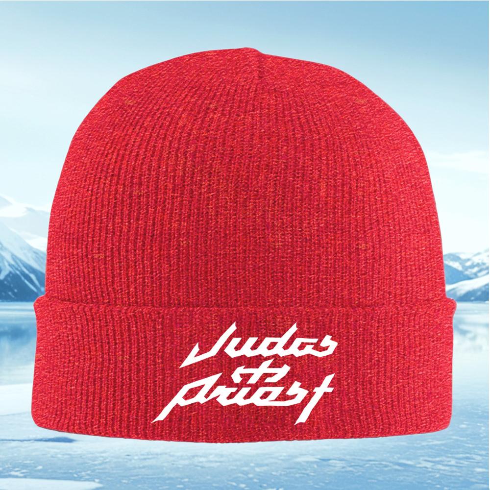 

Judas Priest stylized logo design Men Women Unisex Knitted Hat Beanie Pullover Cap Winter Thermal Warm Christmas Outdoor Cycling