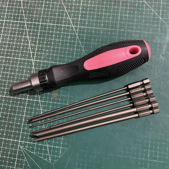 Japan S2 Steel Magnetic Slotted Flat Head Electric Screwdriver Bit