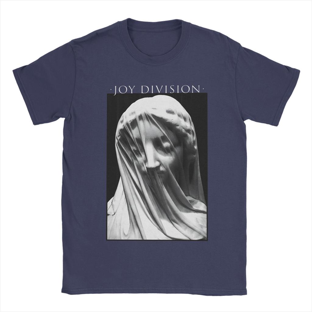 Casual Joy Division Veiled Virgin T Shirt Men Crewneck Short Sleeve Tops Shirts  Cotton Summer Top Tee