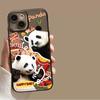 Funny Cartoon Dog Couple Phone Case For iPhone 15 11 12 14 13 Pro Max Mini XS Max XR SE2 7 8 Plus Cute Animal Mobile Phone Cover