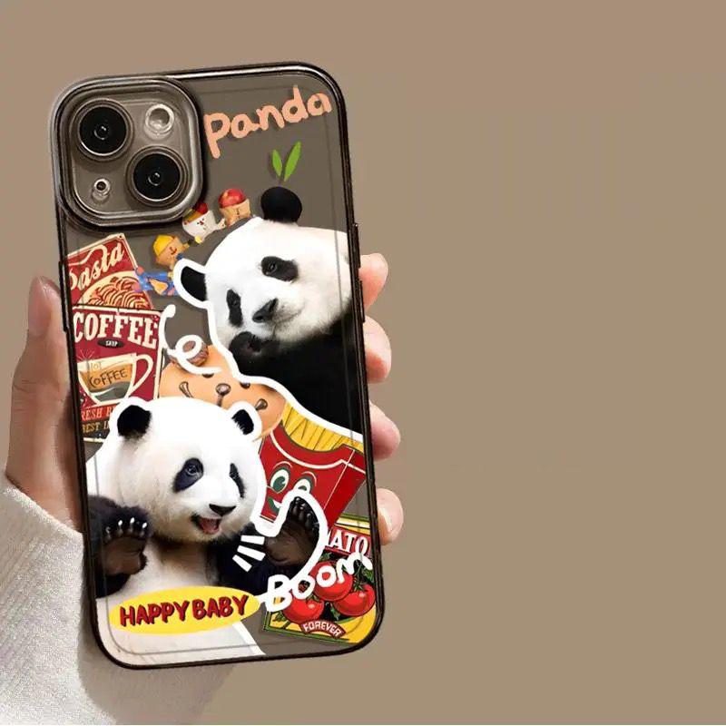 Funny Cartoon Dog Couple Phone Case For iPhone 15 11 12 14 13 Pro Max Mini XS Max XR SE2 7 8 Plus Cute Animal Mobile Phone Cover