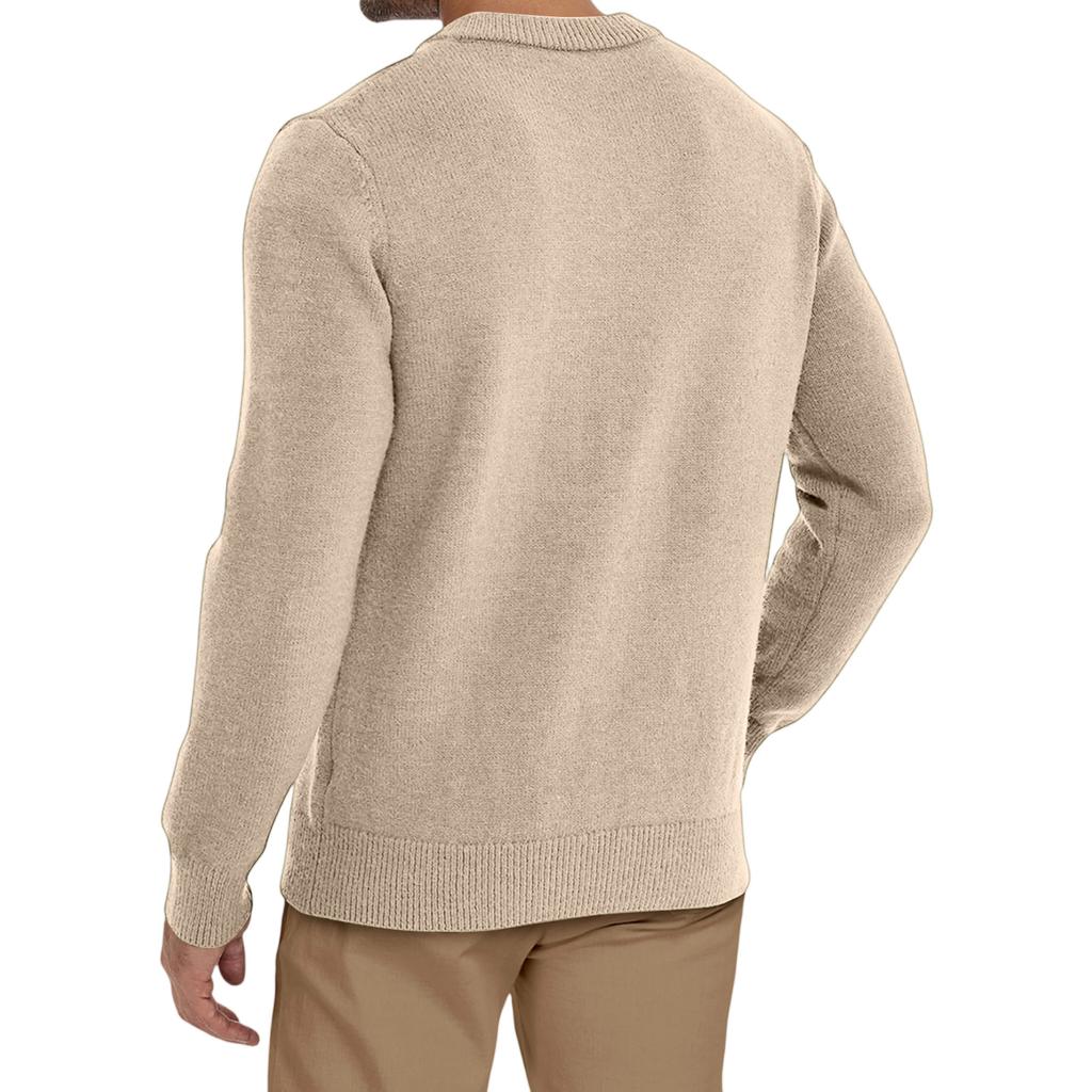 Men's  V-Neck  Self-Cultivation  Pullover  Long Sleeves  Sweater