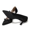 Barbara Satin Inside Open 7cm Pump Bbh201bk