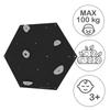 Climbing Wall Cube 1 Black - Gray Grips