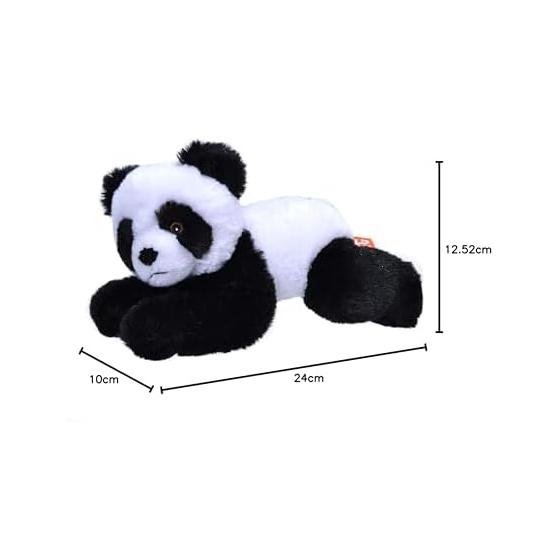 Wild Republic Ecokins Plush Panda, 14" X 23" X 12", 24796
