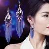 JMXD Long Tassel Earrings Vintage Palace Style Fashion Elegant Drop Jewelry Travel Souvenir Gift Women Handmade Chic Trendy Accessory