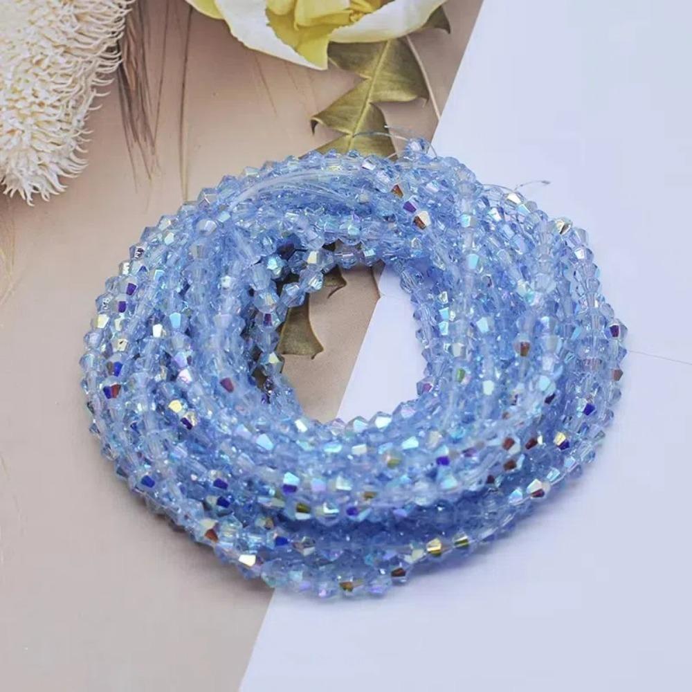 10pcs New 4mm Bicone Crystal Beads Glass Colorful Loose Spacer Beads DIY Austria Faceted Crystal Beads For Jewelry Making