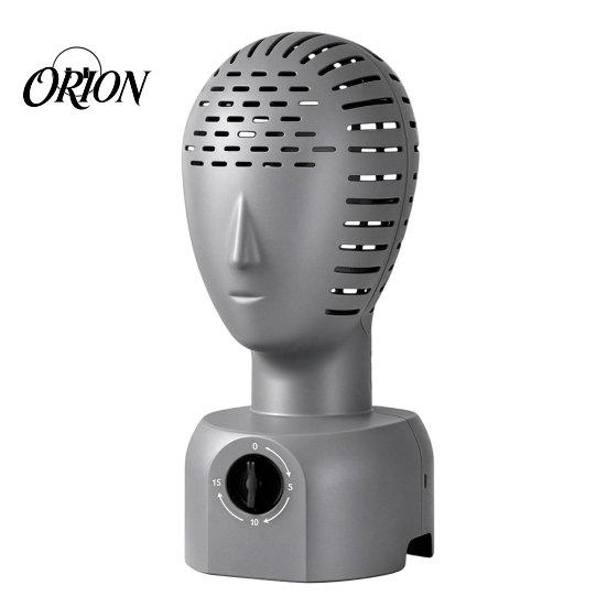 Gentle Heat Wig Dryer Hair Head Stand, 360 degree Automatic Dryer, 5/10/15min 3-Speed Timer, Countertop Styling Station Fast Drying, Simulation Model,