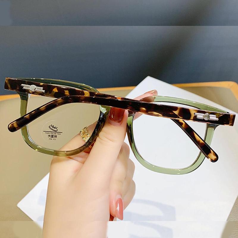 Vintage Square Shaped Anti Blue Light Readers For Women For Men Designer Style Gn Leopard Female Eye Glasses TR90 Material Presbyopic Eye Wear