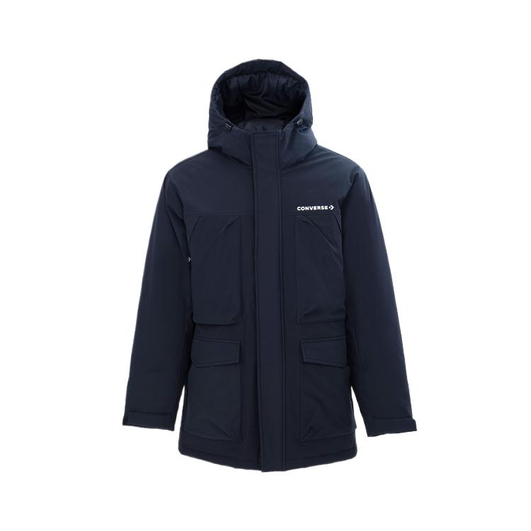 Converse Down Jackets Men s Black Hooded Moderate MCJ119-023 L