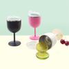 1Pc, 4oz High Aesthetic Value Water Cup With A Tall Handle, 304 Stainless Steel Inner Lining, Transparent Lid, Available In Multiple Colors, Suitable