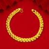 Love Heart Hollow Bracelet Zinc Zinc Alloy Chinese Style Bangles Delicate Golden Bracelet  Daily