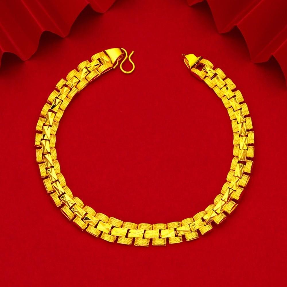 Love Heart Hollow Bracelet Zinc Zinc Alloy Chinese Style Bangles Delicate Golden Bracelet  Daily