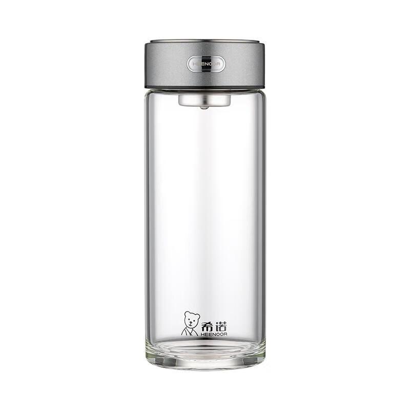 HEENOOR Single-Layer Glass Tea Cup with Infuser