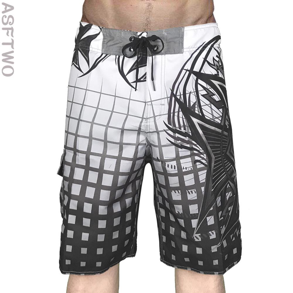 2023 Men's Quick-Dry Surfing Plaid Beach Shorts - Four Colors