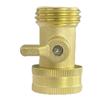 Pack of 2 Solid Brass Garden Hose Shutoff Valves with Long Handle Designs for Easy Water Control and Various Use