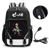 Animation Seven Deadly Sins Backpack Casual Backpack Student School Bag Men'S And Women'S Printed Computer Bag Travel Bag