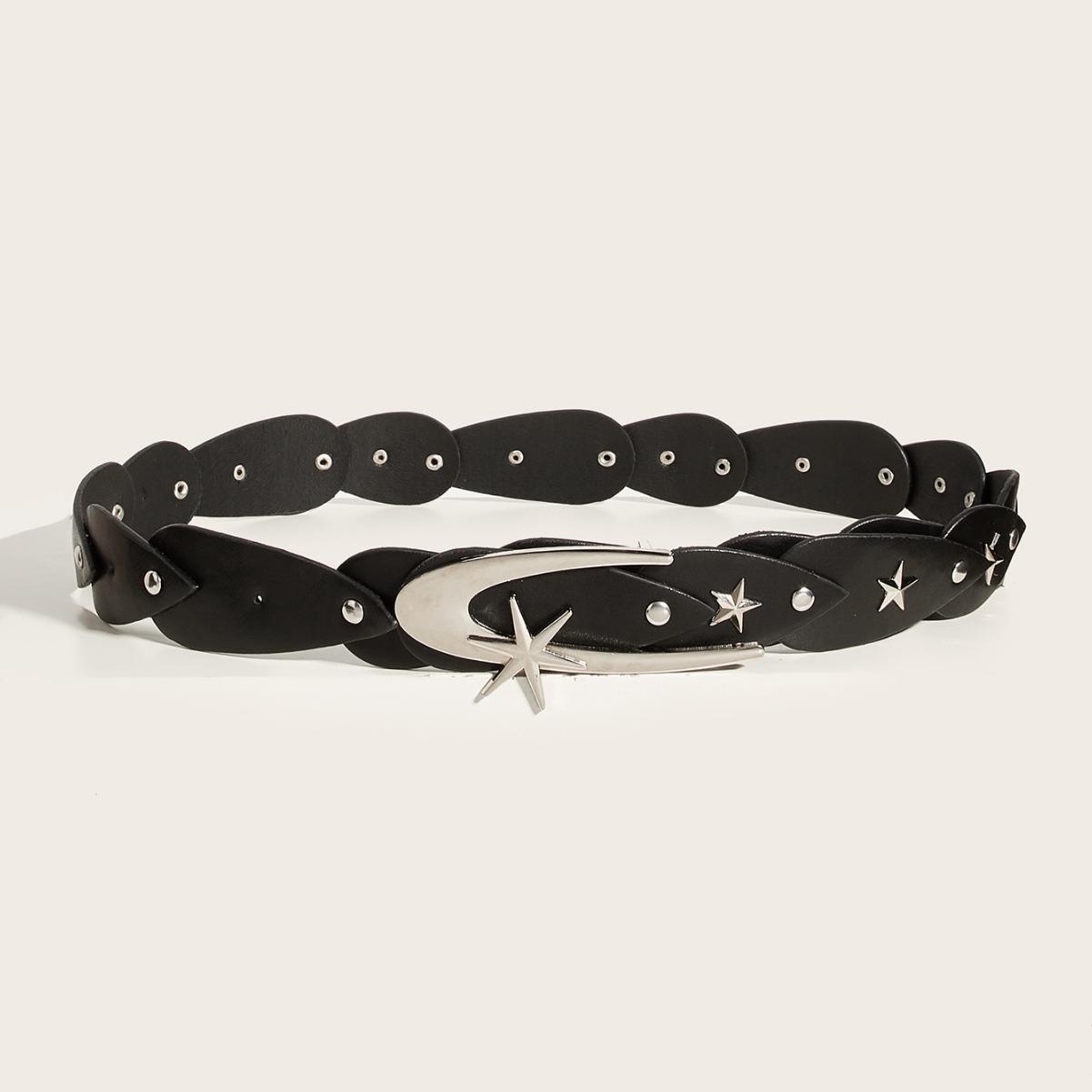 

Пояс Millennium Spice Girl Retro с кольцами-заклепками, дизайн с летающим кольцом, пояс до половины тела