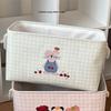 Washable Canvas Storage Basket for Clothes and Toys