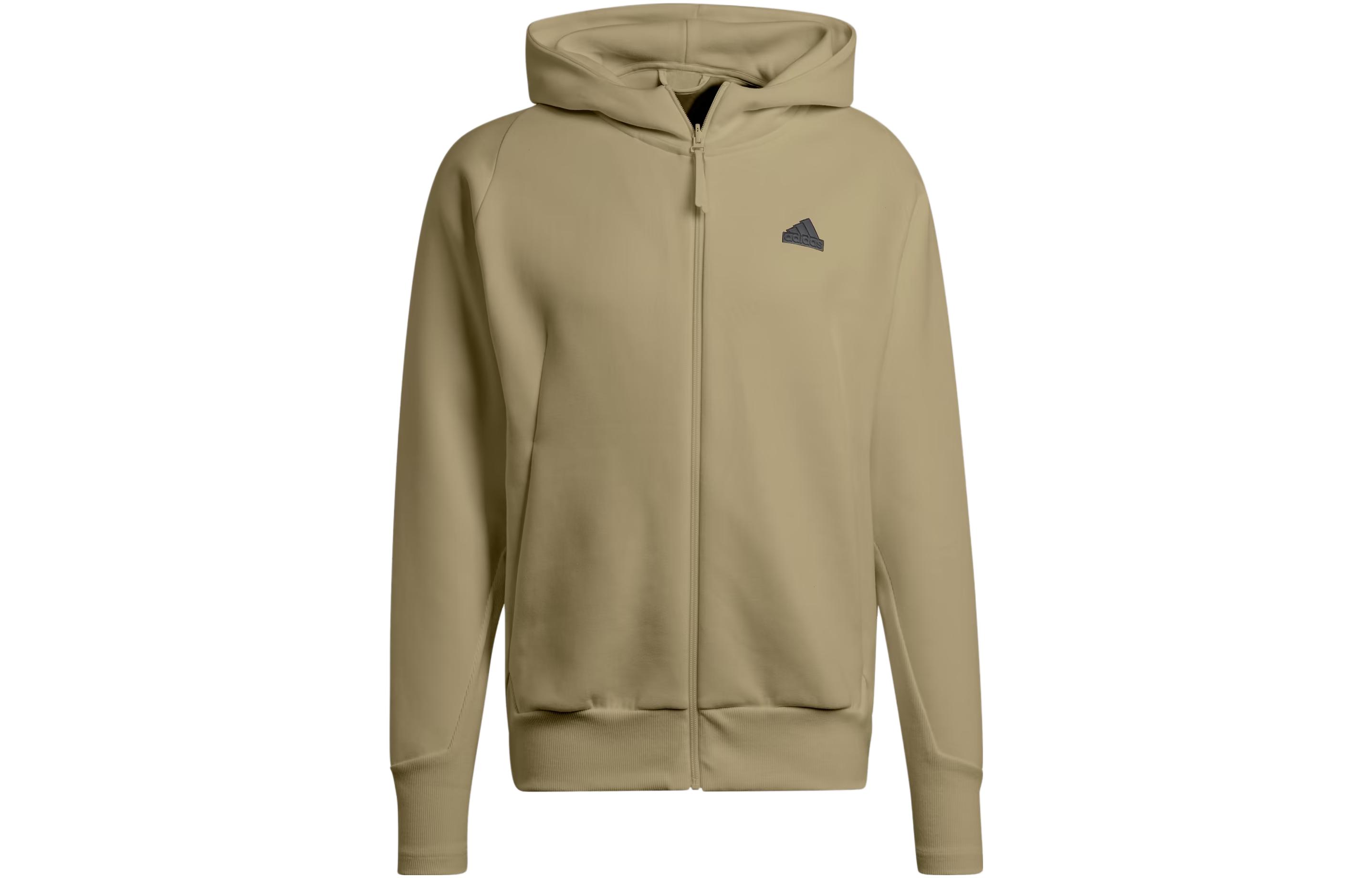 Adidas Z.N.E Z.N.E. Премиальная толстовка с капюшоном на молнии Спортивные куртки и пальто Мужская Оливково-зеленая IN5090 L