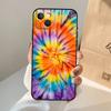 Rainbow Spiral Tie Dye Phone Case For iPhone 17 Air 16 15 13 11 12 14 Pro Max 13 12 Mini 15 16 Plus 16e Cover Coque