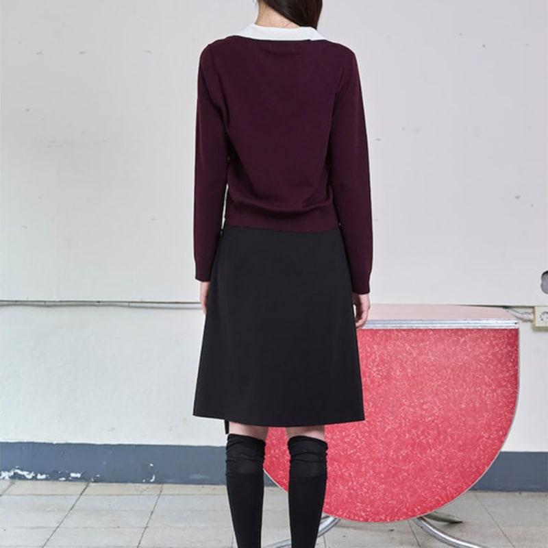 Kuho Plus Sheer Layered Knee Socks Black (KE58KTM035)