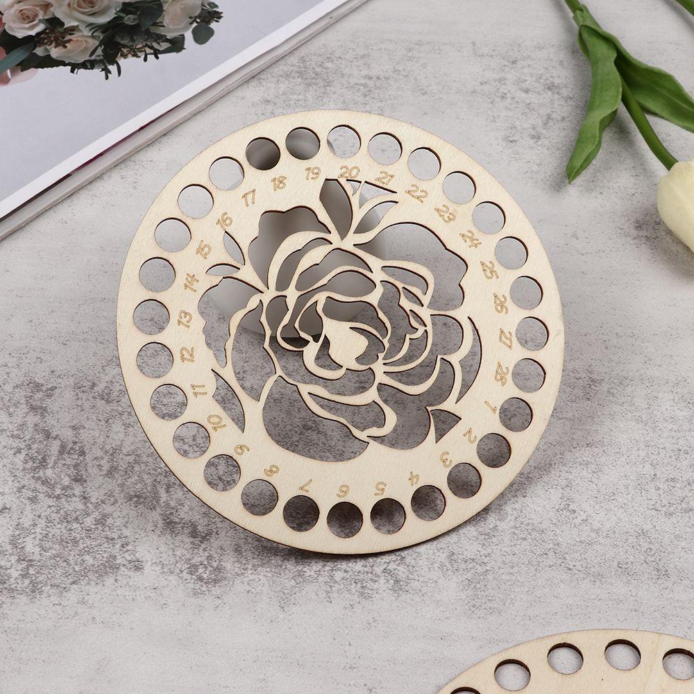 Aufbewahrungsreihe Werkzeug Garn Kreuzstich Stickgarn Organizer Fadenhalter Holz Fadenbrett