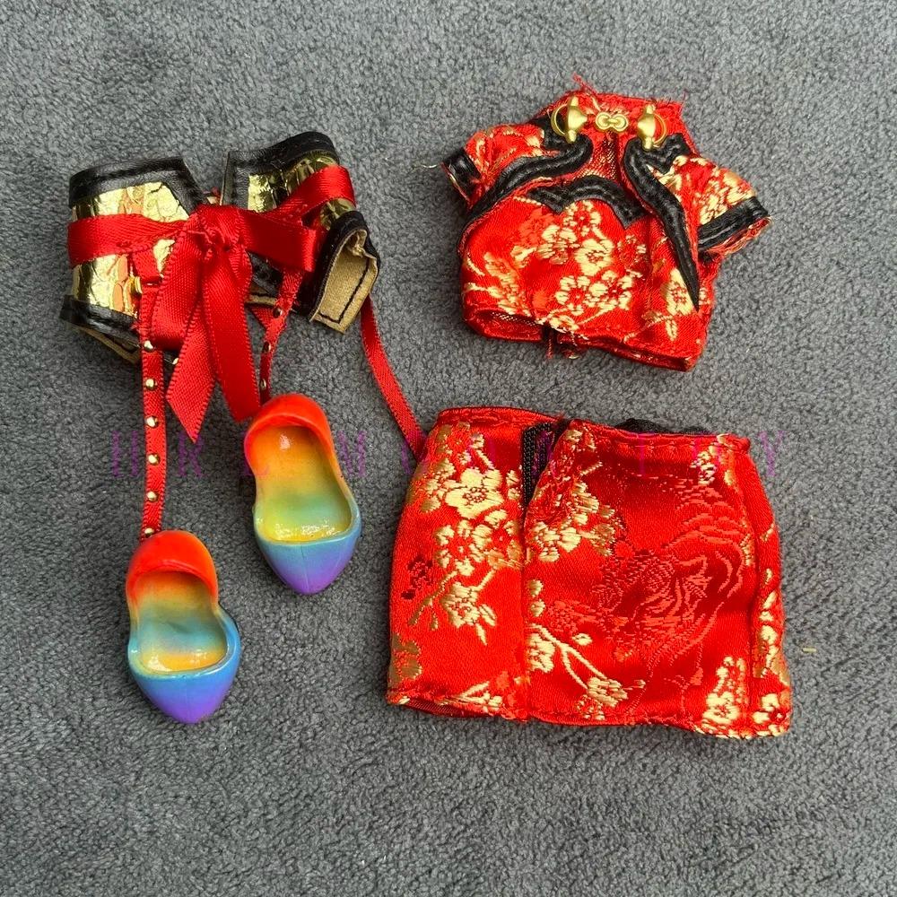Original Multi Style Rainbow Middle School 28cm Doll Clothes and Shoes Set Fashion Dressing Girls' Holiday Gift Toys