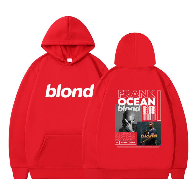 2024 Außenhandel Neu Blond Grenzüberschreitend Herbst/Winter Neu Fleece Lässig Kapuzenkragen Unisex Kapuzenpullover