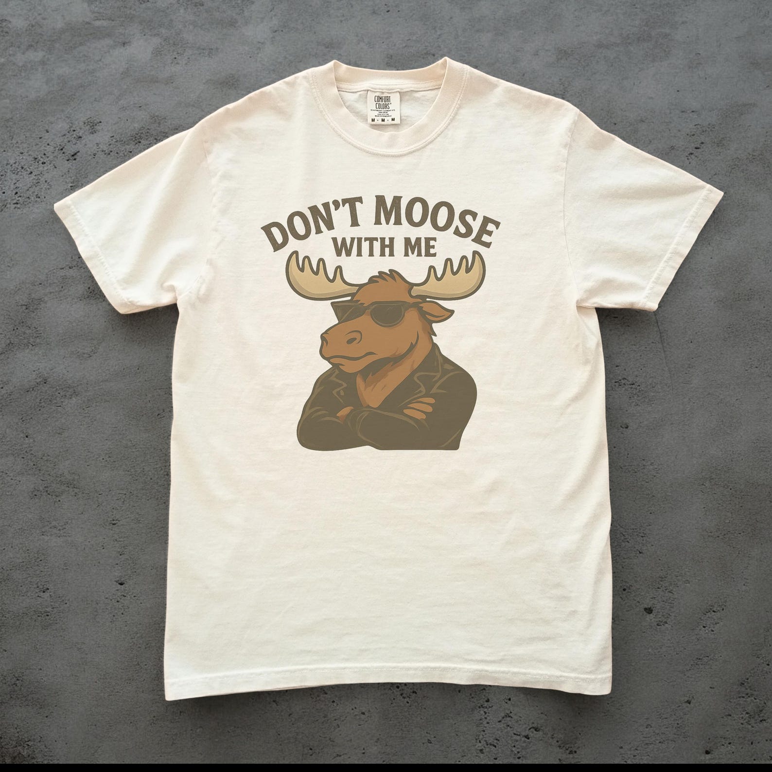 Moose Shirt, Funny Moose Graphic Tee, Comfort Colors Unisex Nature Pun Shirt, Wilderness Wildlife Gift, Outdoorsy Humor Tee, Moose Tee 3XL