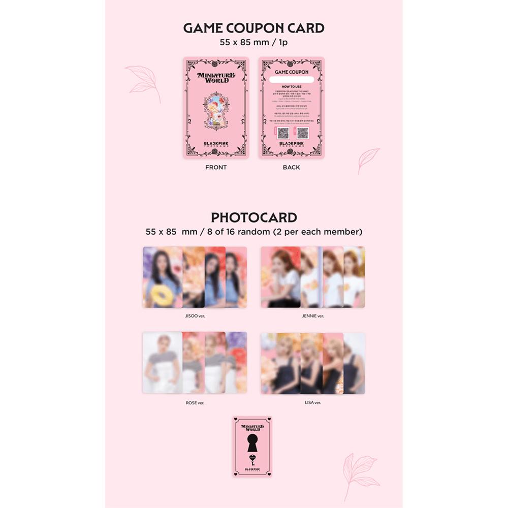 Blackpink Die Spiel-Fotokarten-Sammlung BLACKPINKs MINIATURWELT