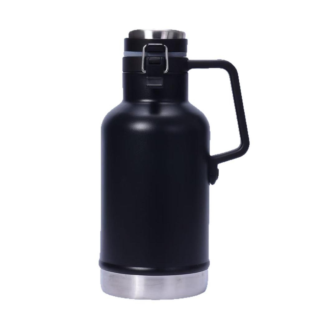 European and American style craft beer kettle, vacuum insulated kettle, outdoor travel and camping stainless steel kettle