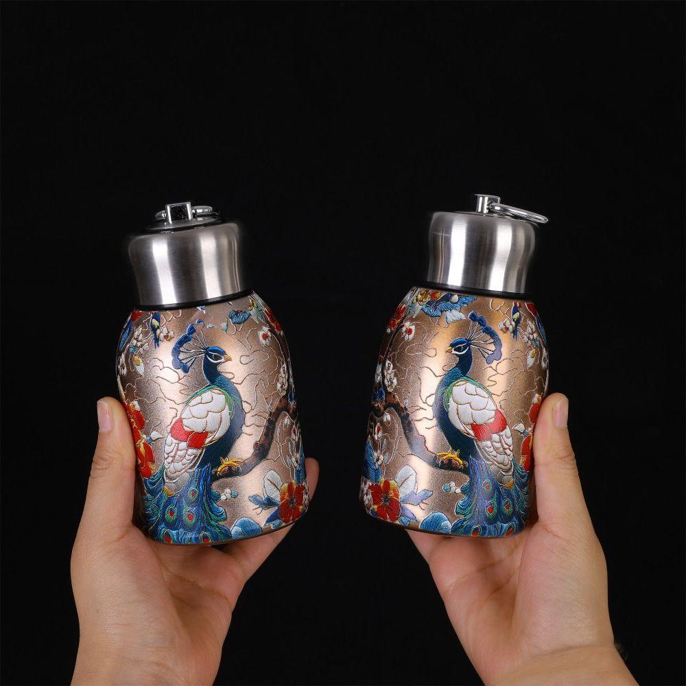 Stainless Steel Insulated Cup 300ml Slim Insulated Thermal Water Bottle  Outdoor Hiking