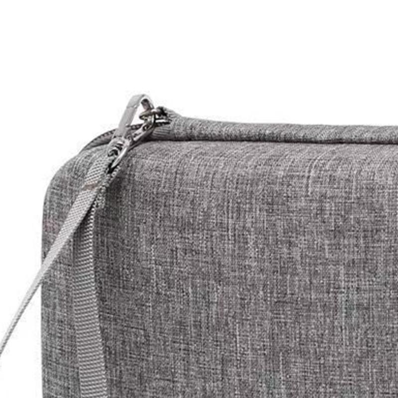 Aufbewahrungstasche für OM5 OM6 OM7 Handheld-Gimbals Stoßfeste Tragetasche Tragbarer Reise-Organizer Schutzbox Grau