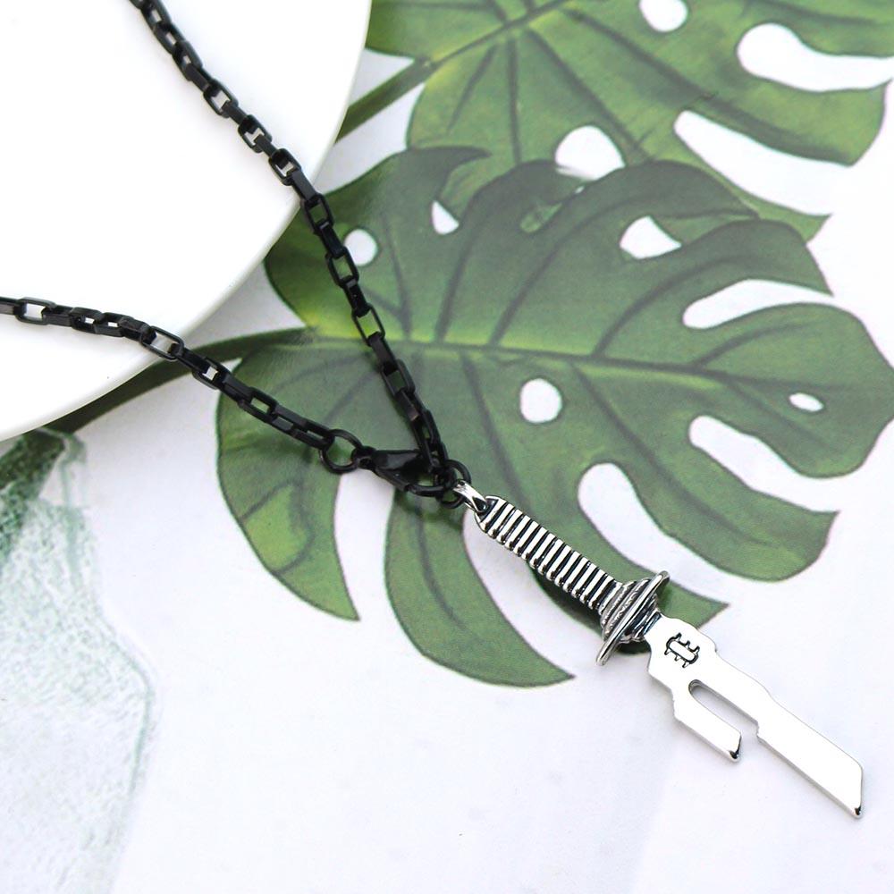 Anime Jujutsu Kaisen Fushiguro Toji Collar de Cosplay Unisex Colgante Espada Lanza de Tianri Gargantilla Joyería Accesorios Regalos 6