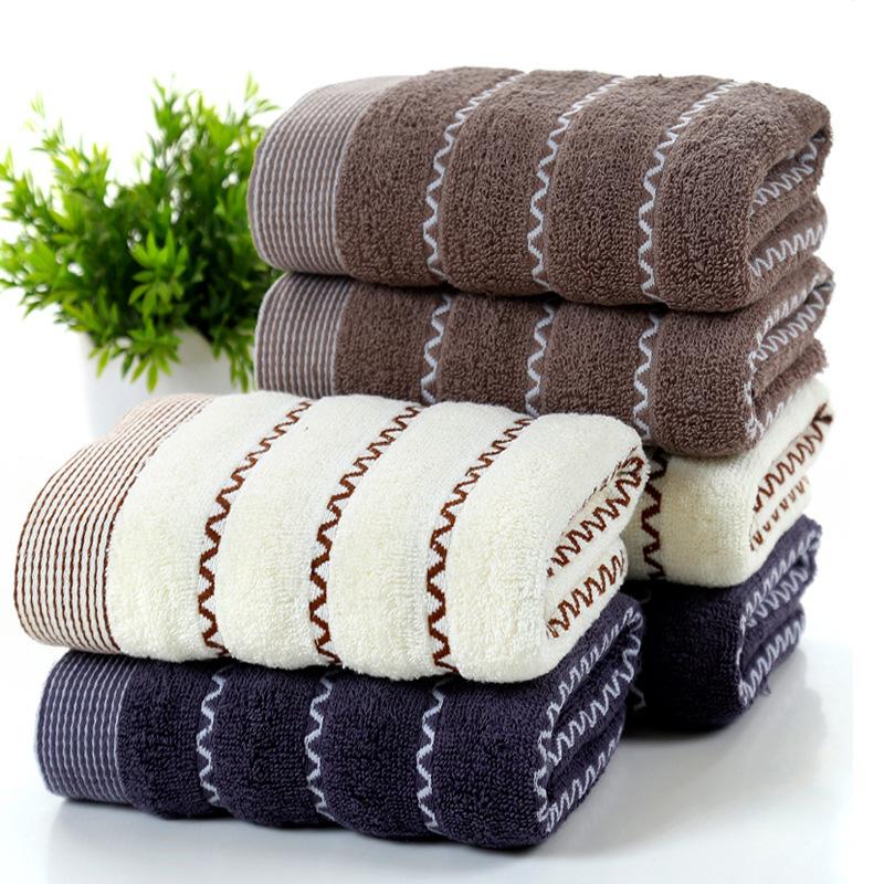 Pure Cotton Towel Supermarket Shopping Company Face Towel Embroidery Gift Idea Thickened Cotton Towel Pure Cotton
