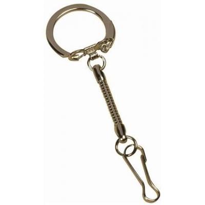 Keyring - CREACORD - Silvery - With Carabiner - Unisex Accessory - Ideal for Shrink Plastic