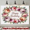 Party Backdrop Floral Flat Wreath Events Wedding Coming Ceremony Four Seasons Photo Booth Background Front Door Decor