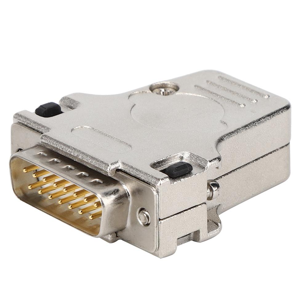 DB15P180 DSUB Serial Connector Metal Shell 15 Pin Male Interface Serial Adapter