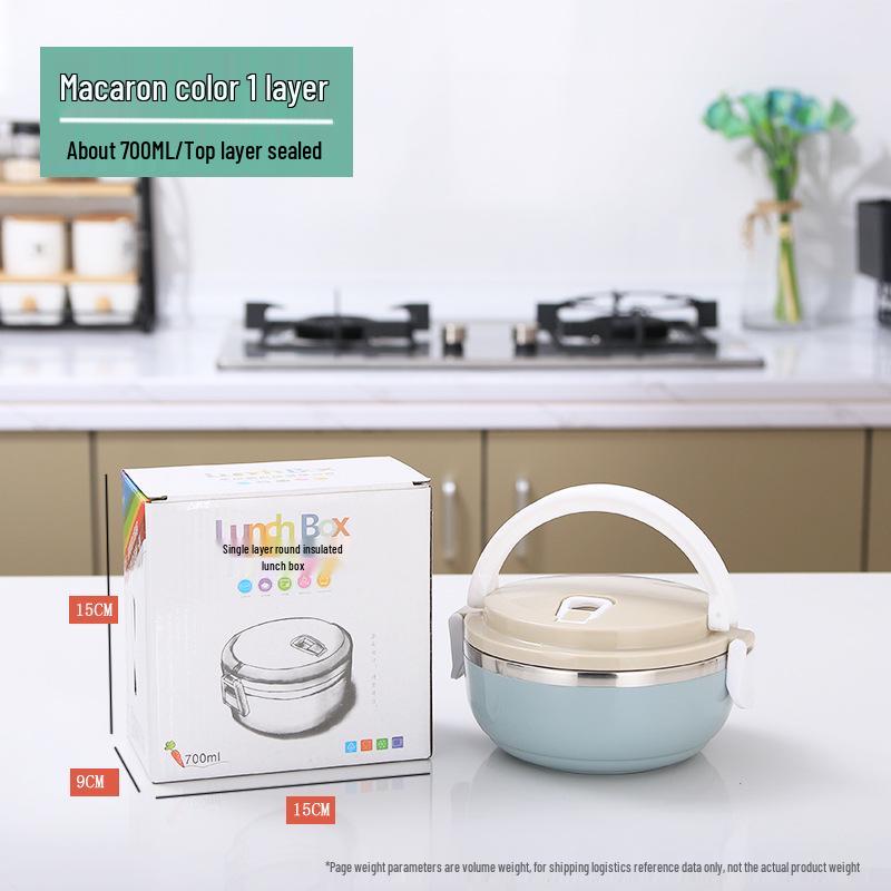 304 Stainless Steel Multi-Layer Lunch Box with Sealed Lid - Ideal Bento or Food Storage Container