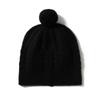 Cashmere Autumn and Winter New Women's Solid Color Twist Outdoor Warm Fur Ball Ear Protection Knitted Casual Hat