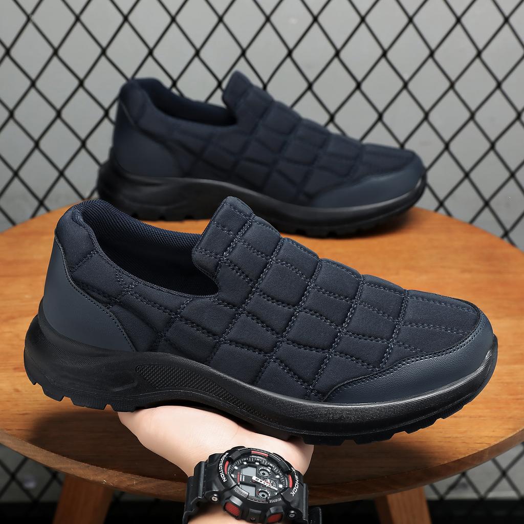 Shoes Men's casual shoes One pedal Lazy shoes Soft sole Comfortable father shoes Shallow mouth breathable men's single shoes Versatile men's shoes