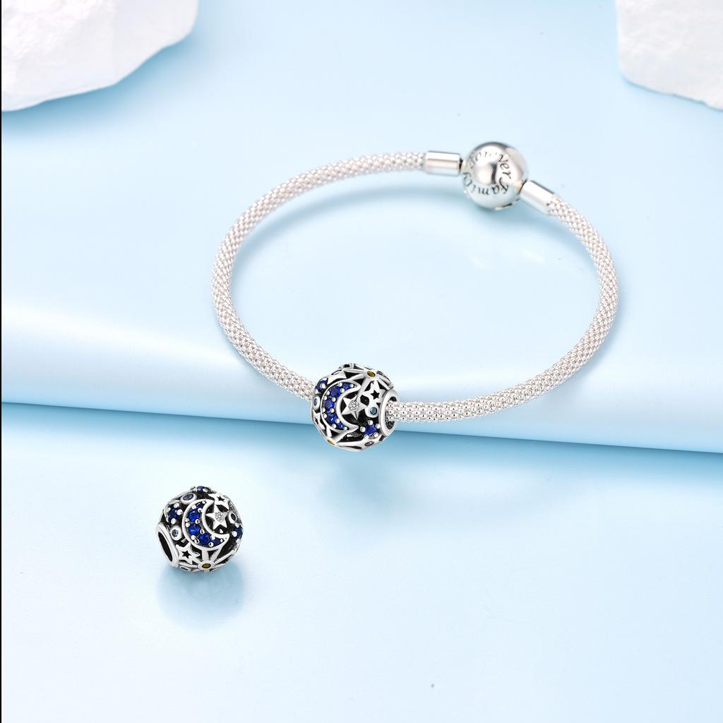 Copper Brilliant Starry Sky Beads Fit Bracelets Decoration Diy Birthday Party Fine Gift Jewelry Bracelets Accessory