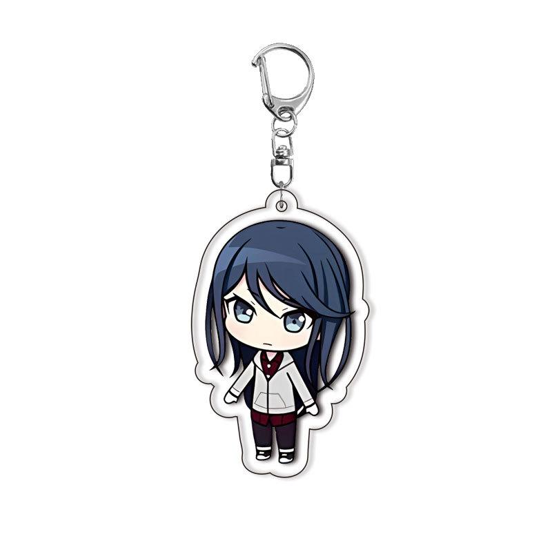 PJSK Kawaii Cute Anime Characters Acrylic Keychain Ornaments Girls Cartoon Backpack Charm Keyring Jewelry Accessories Gifts Toys
