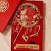 Luxury Xiuhe Wedding Fan DIY Kit - Perfect Bridal Gift or Keepsake