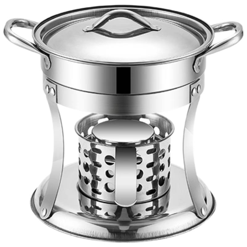 Горячий горшок Maxcook из нержавеющей стали на спиртовом топливе