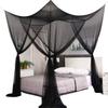 New Four-Door Mosquito Net Netting Prevent Breathable Four Door Mosquito Net Square Double Bed Size Insect Net Home