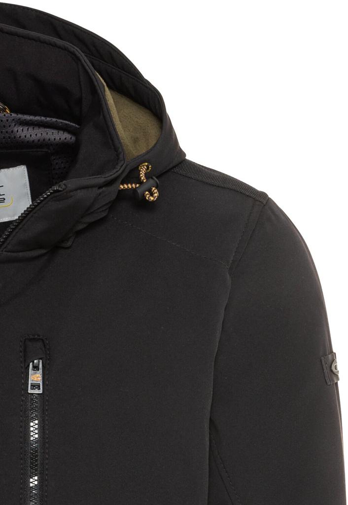 Демисезонная куртка Camel Active Softshell-Jacke mit abnehmbarer Kapuze (430950 9O22) (430950 9O22 09) black